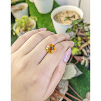 4.89 Ct. Yellow Citrine from Brazil Life Style