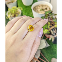4.67 Ct. Yellow Citrine from Brazil Life Style
