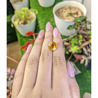 4.67 Ct. Yellow Citrine from Brazil Life Style