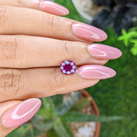1.78 Ct. Pinkish Purple Garnet from Tanzania Life Style