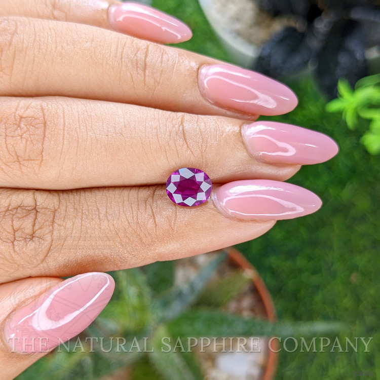1.78 Ct. Pinkish Purple Garnet from Tanzania
