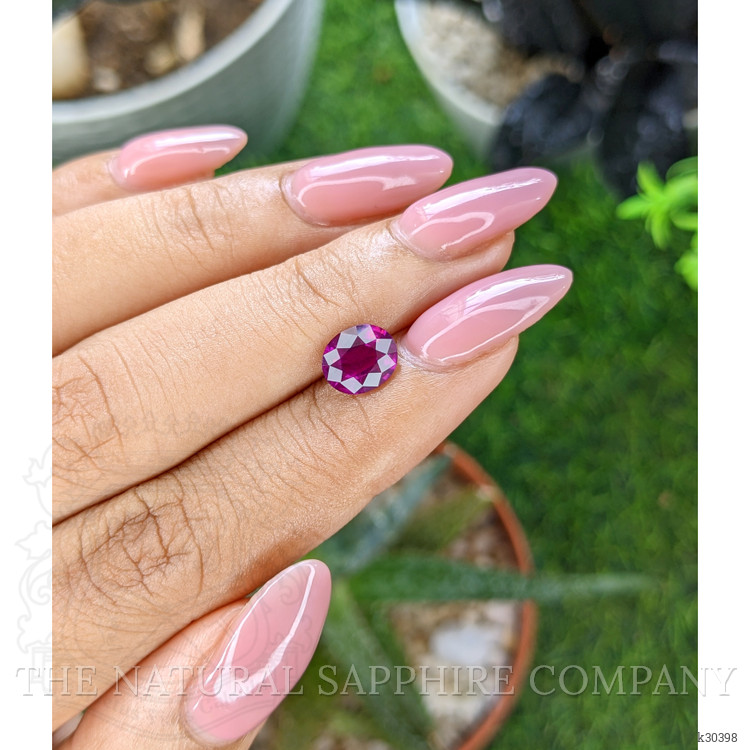 1.78 Ct. Pinkish Purple Garnet from Tanzania