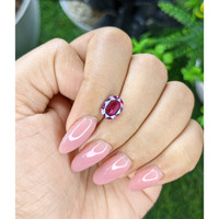 1.96 Ct. Purplish Pink Garnet from Tanzania Life Style