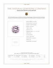 6.68 Ct. Kunzite from Brazil Scan Report