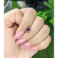 1.98 Ct. Purplish Red Garnet from Tanzania Life Style