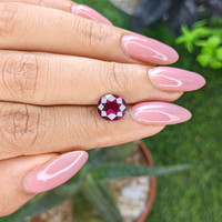 2.27 Ct. Purplish Pink Garnet from Tanzania Life Style