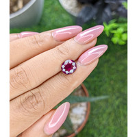 2.27 Ct. Purplish Pink Garnet from Tanzania Life Style