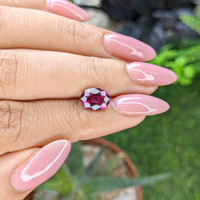 2.40 Ct. Pinkish Purple Garnet from Tanzania Life Style