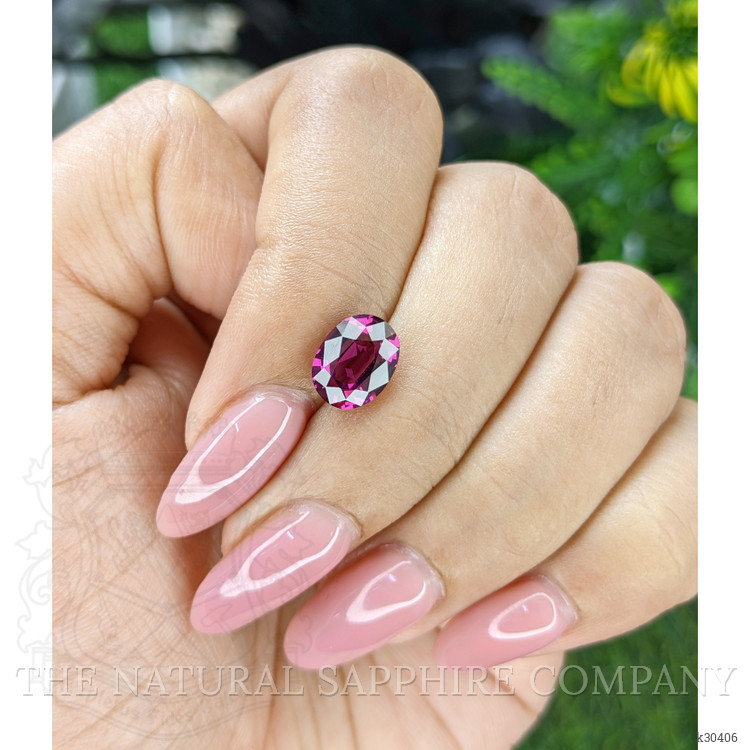 2.40 Ct. Pinkish Purple Garnet from Tanzania