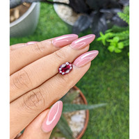 2.85 Ct. Purplish Pink Garnet from Tanzania Life Style