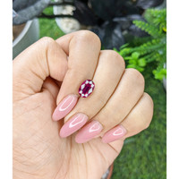 2.85 Ct. Purplish Pink Garnet from Tanzania Life Style