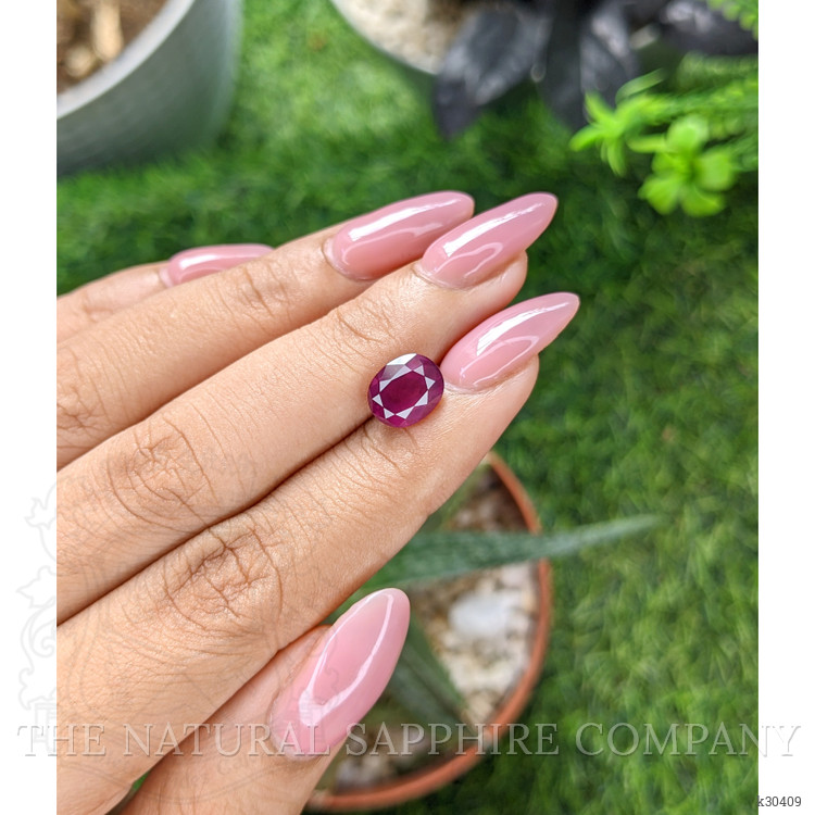 2.94 Ct. Pinkish Purple Garnet from Tanzania