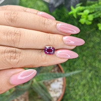2.08 Ct. Pinkish Purple Garnet from Tanzania Life Style