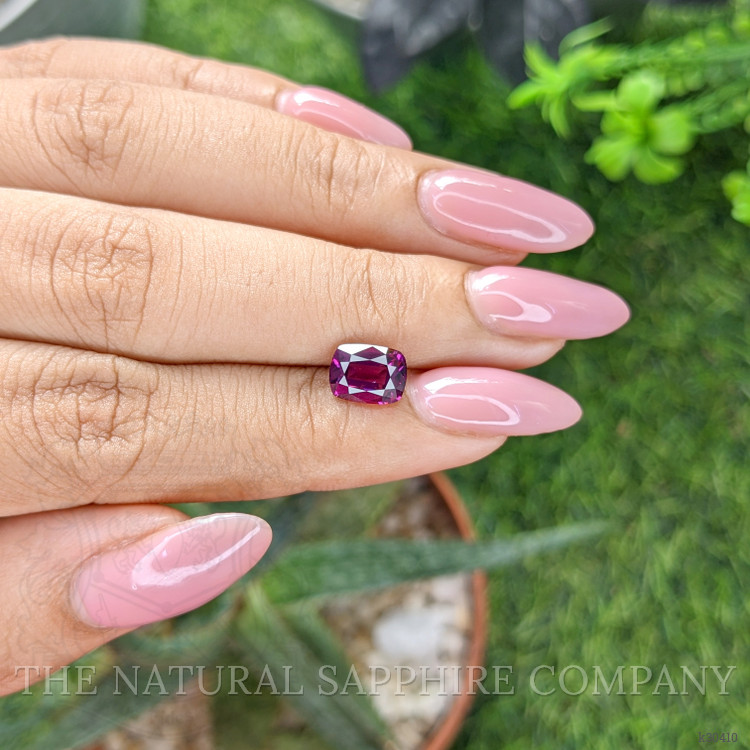 2.08 Ct. Pinkish Purple Garnet from Tanzania