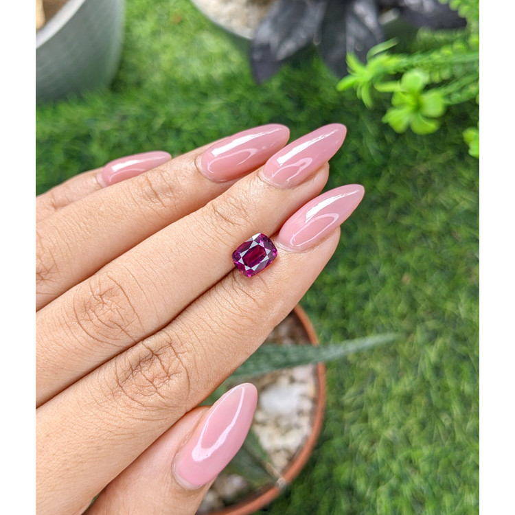2.08 Ct. Pinkish Purple Garnet from Tanzania