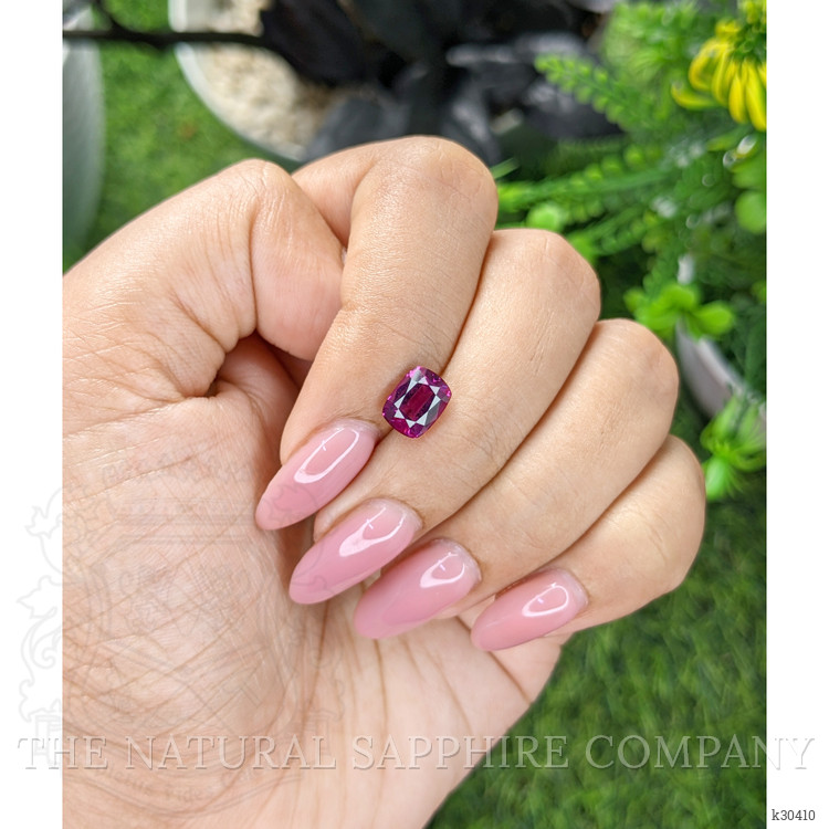 2.08 Ct. Pinkish Purple Garnet from Tanzania