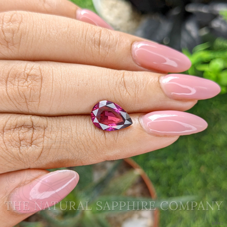 3.01 Ct. Purplish Pink Garnet from Tanzania