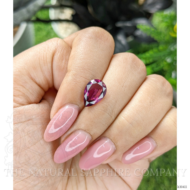 3.01 Ct. Purplish Pink Garnet from Tanzania