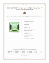 5.64 Ct. Mint Green Prasiolite from Brazil Scan Report
