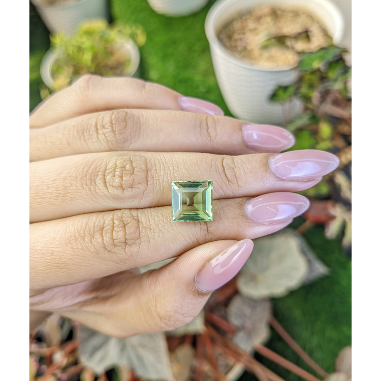 5.64 Ct. Mint Green Prasiolite from Brazil