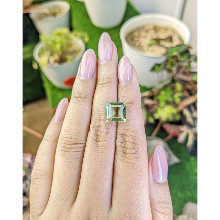 5.64 Ct. Mint Green Prasiolite from Brazil
