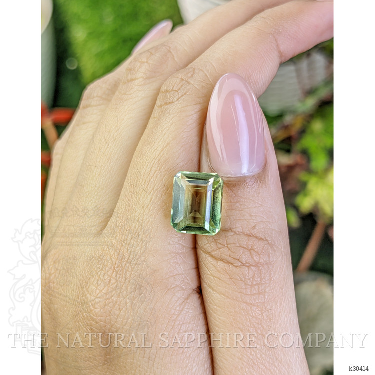 5.51 Ct. Yellowish Green Prasiolite from Brazil