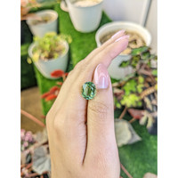 5.65 Ct. Green Prasiolite from Brazil Life Style