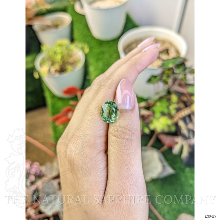 5.65 Ct. Green Prasiolite from Brazil