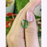 5.66 Ct. Green Prasiolite from Brazil Life Style