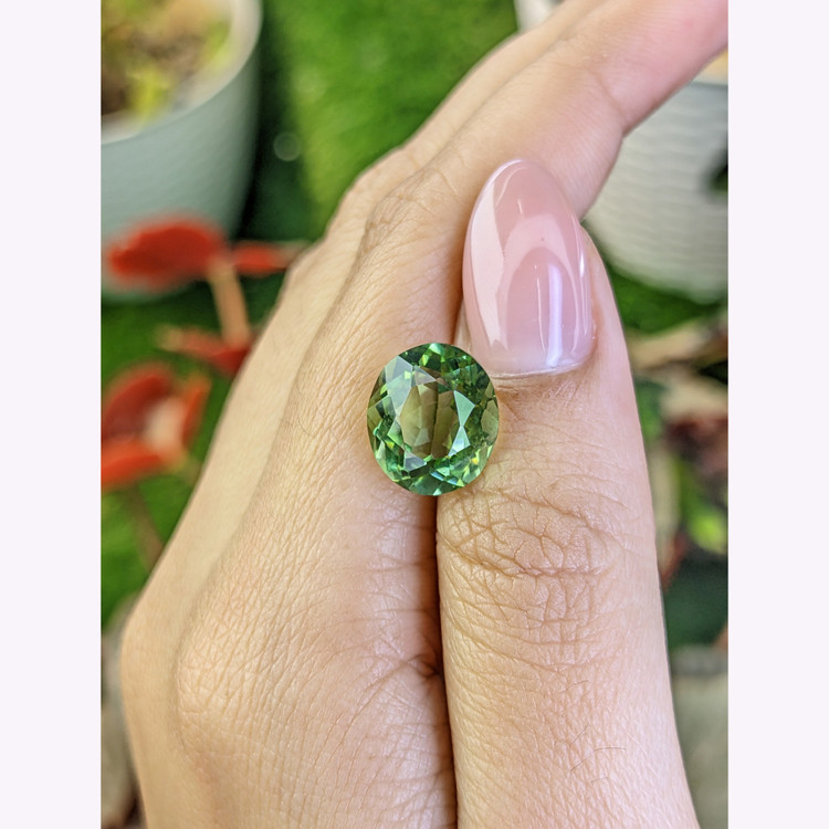 5.66 Ct. Green Prasiolite from Brazil
