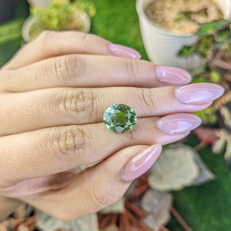 5.66 Ct. Green Prasiolite from Brazil
