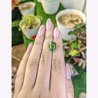 5.66 Ct. Green Prasiolite from Brazil Life Style