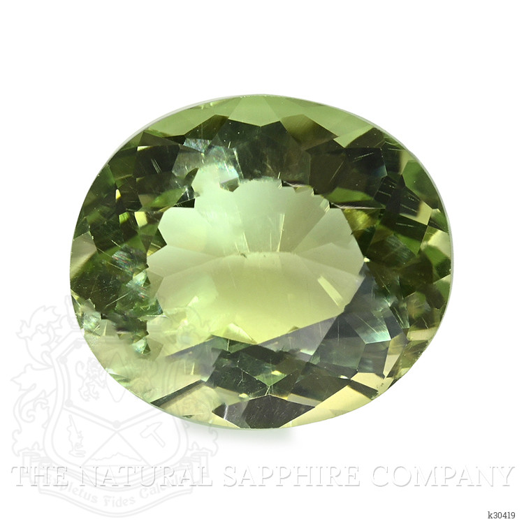 5.35 Ct. Yellowish Green Prasiolite from Brazil