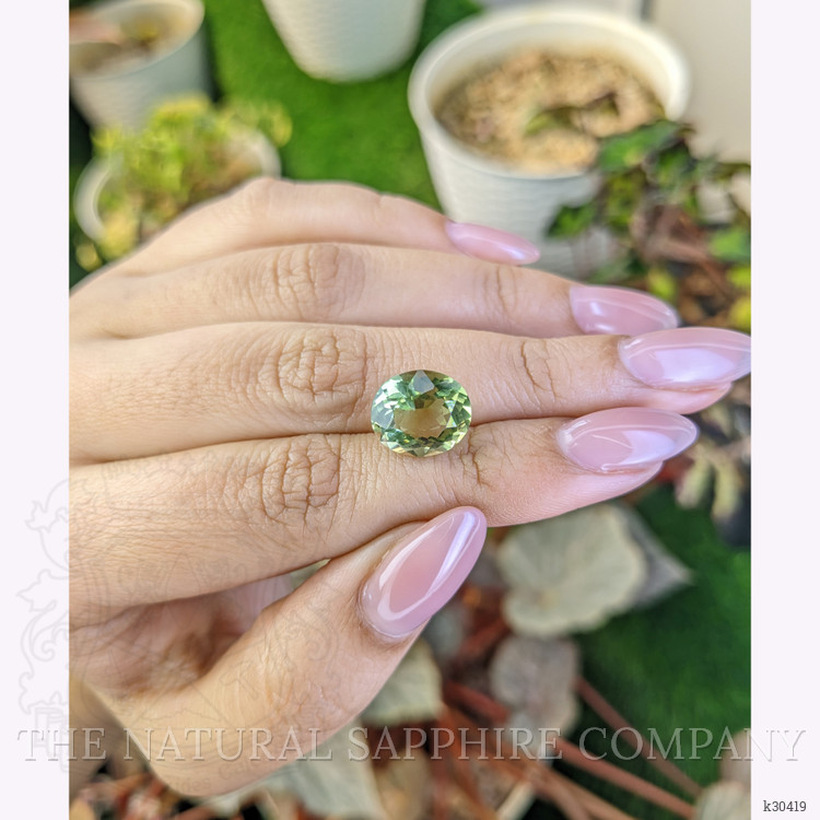 5.35 Ct. Yellowish Green Prasiolite from Brazil