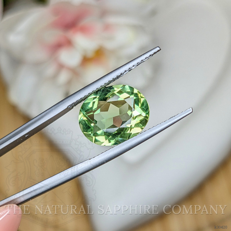 5.34 Ct. Green Prasiolite from Brazil