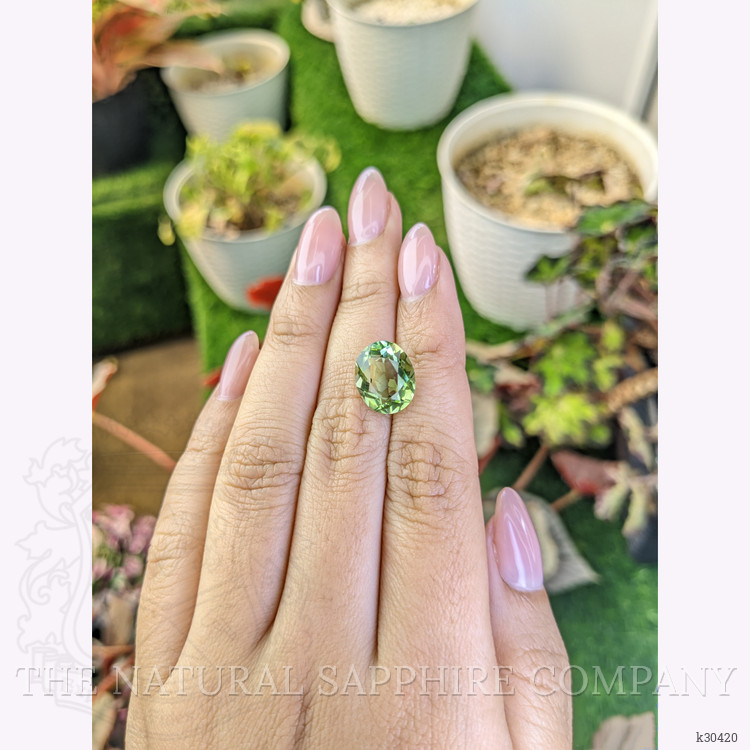 5.34 Ct. Green Prasiolite from Brazil