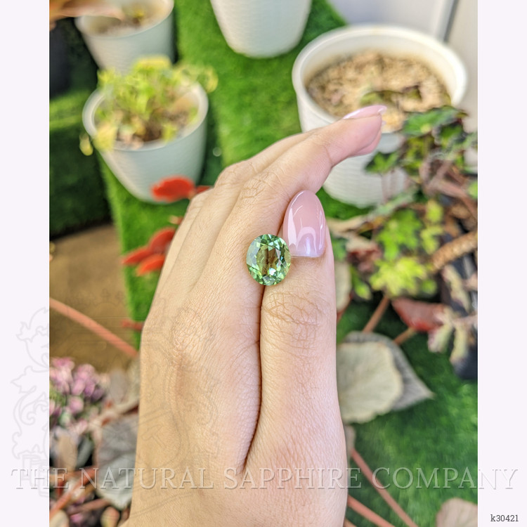 5.33 Ct. Green Prasiolite from Brazil