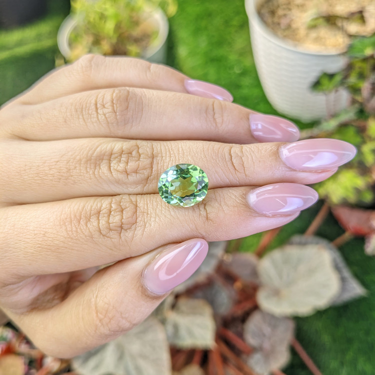 5.33 Ct. Green Prasiolite from Brazil