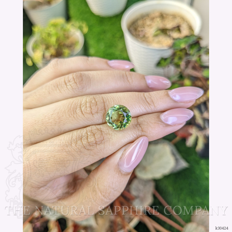 6.09 Ct. Yellowish Green Prasiolite from Brazil