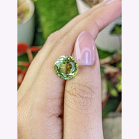 6.09 Ct. Yellowish Green Prasiolite from Brazil Life Style