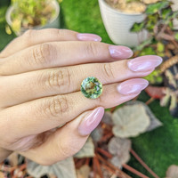 5.10 Ct. Yellowish Green Prasiolite from Brazil Life Style