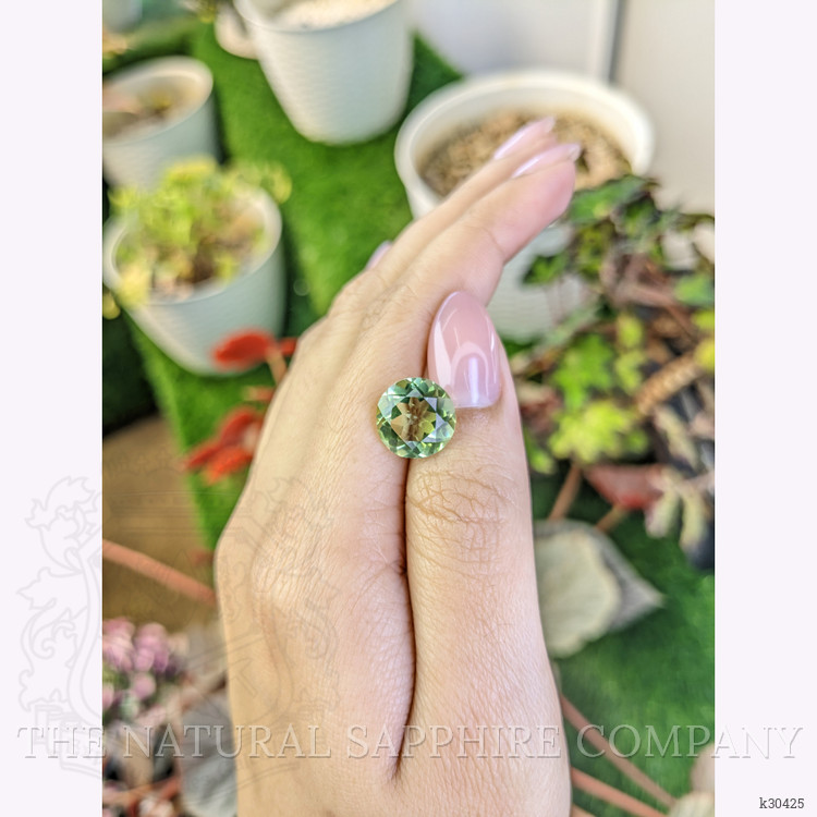 5.10 Ct. Yellowish Green Prasiolite from Brazil