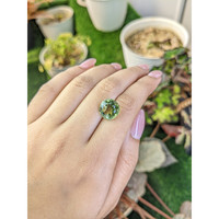 6.10 Ct. Yellowish Green Prasiolite from Brazil Life Style