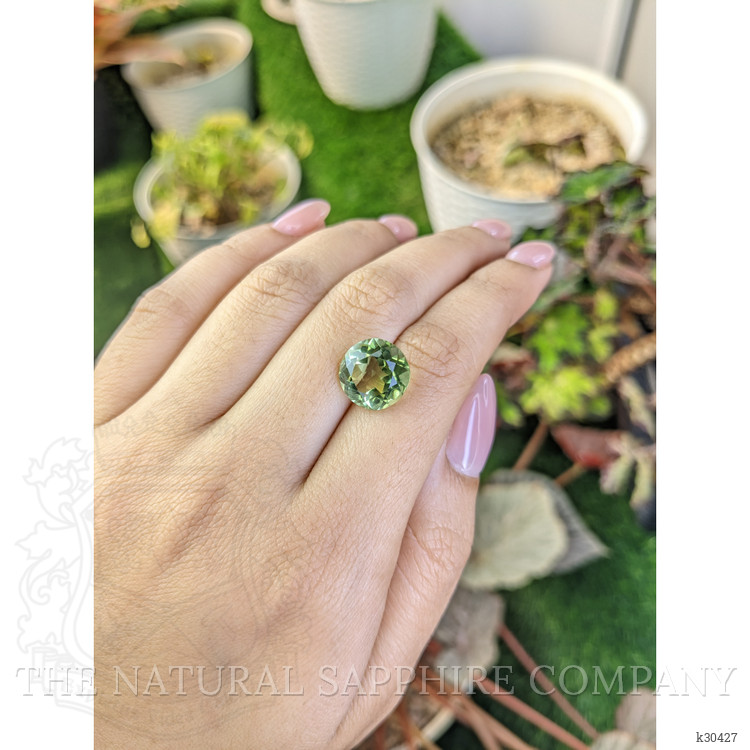 6.10 Ct. Yellowish Green Prasiolite from Brazil