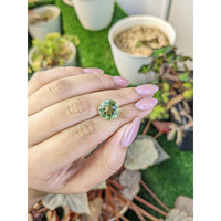 6.10 Ct. Yellowish Green Prasiolite from Brazil Life Style