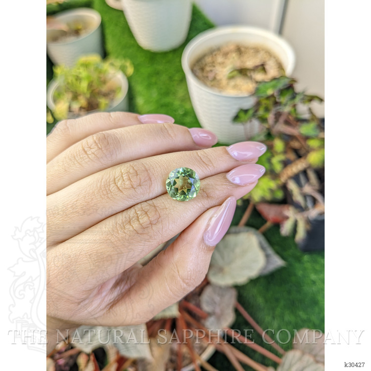 6.10 Ct. Yellowish Green Prasiolite from Brazil