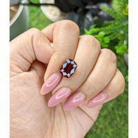 4.63 Ct. Purplish Red Garnet from Tanzania Life Style