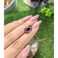 4.63 Ct. Purplish Red Garnet from Tanzania Life Style