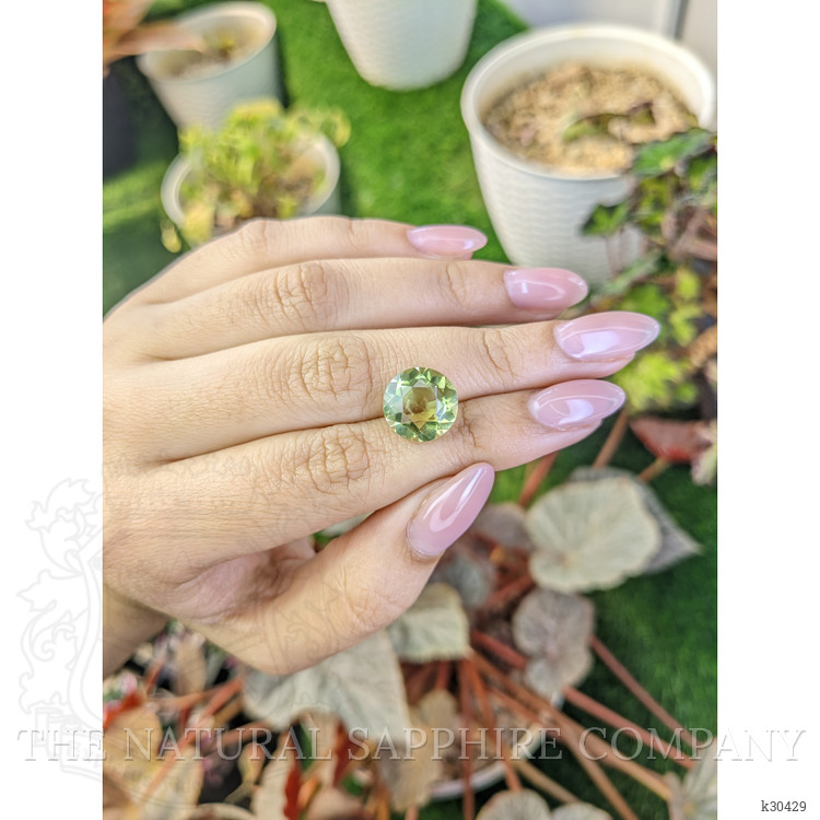 5.88 Ct. Yellowish Green Prasiolite from Brazil