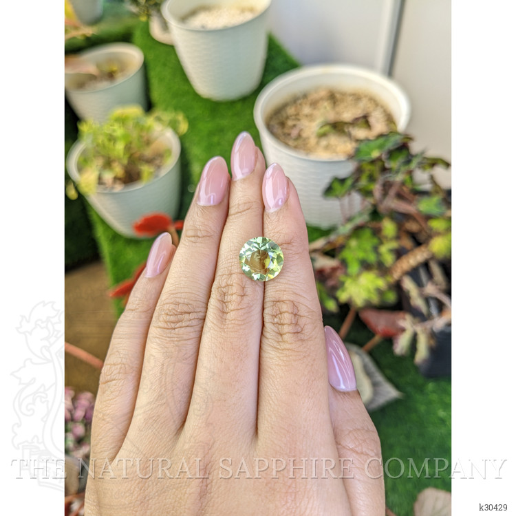 5.88 Ct. Yellowish Green Prasiolite from Brazil